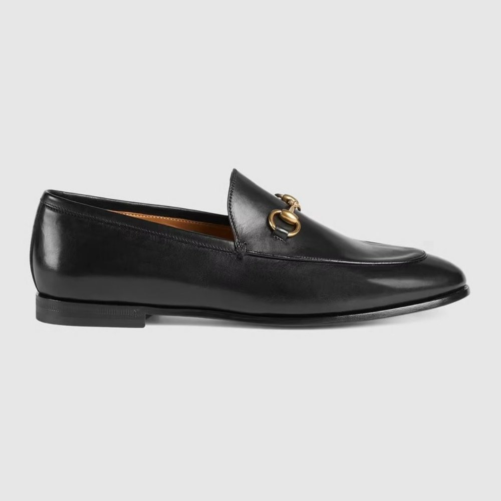 NWT Gucci Jordaan Leather Loafer in Black (Size 8.5) - Picture 2 of 5